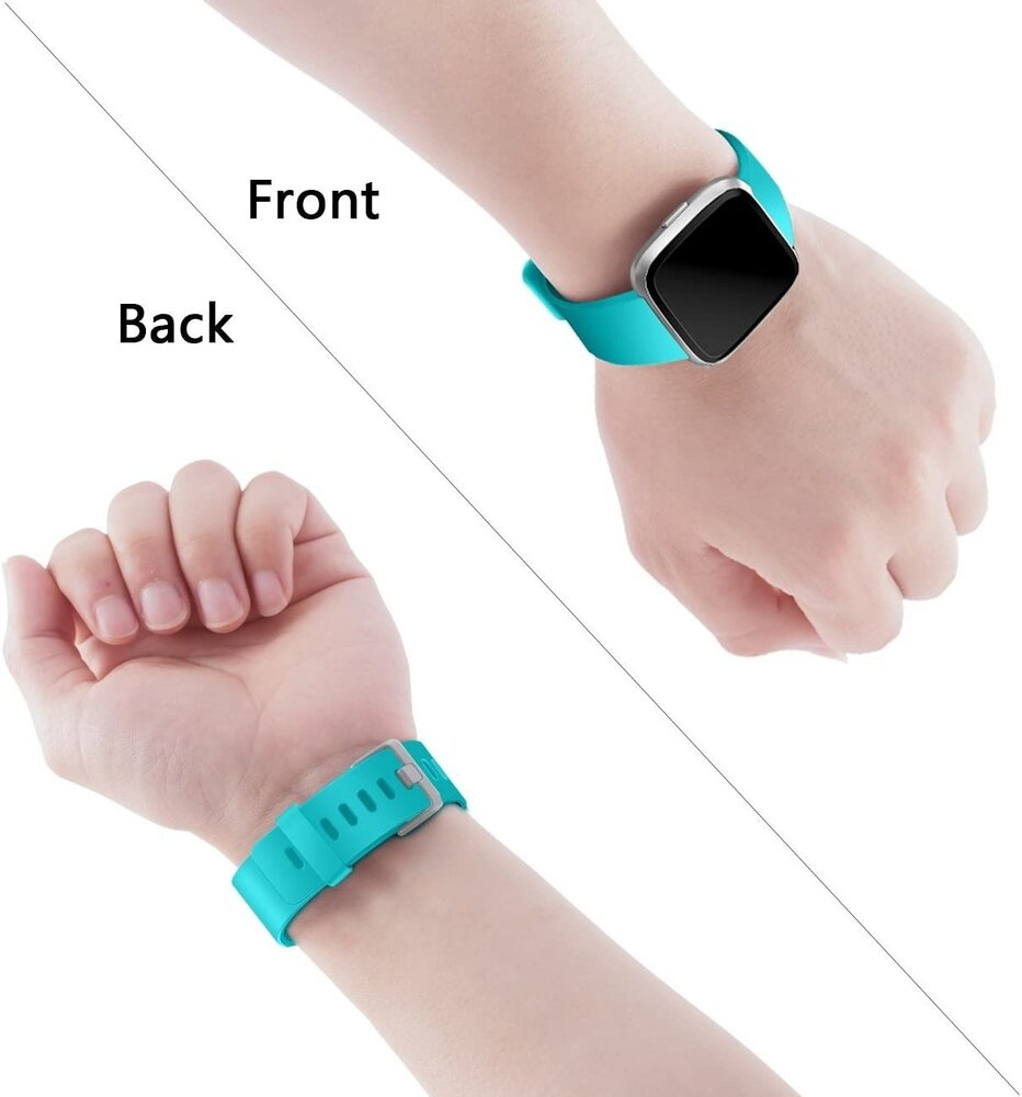 Strap-it® Strap-it Fitbit Versa 2 silicone band (turquoise)