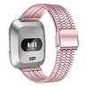 Strap-it® Strap-it Fitbit Versa 2 roestvrij stalen bandje (rosé pink) Strap-it® Strap-it Fitbit Versa 2 roestvrij stalen bandje (rosé pink)