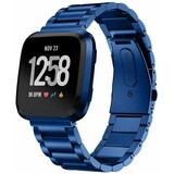 Strap-it® Fitbit Versa 2 stalen bandje (blauw)