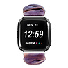 Strap-it® Strap-it Fitbit Versa 2 scrunchie bandje (blauw/roze) Strap-it® Strap-it Fitbit Versa 2 scrunchie bandje (blauw/roze)