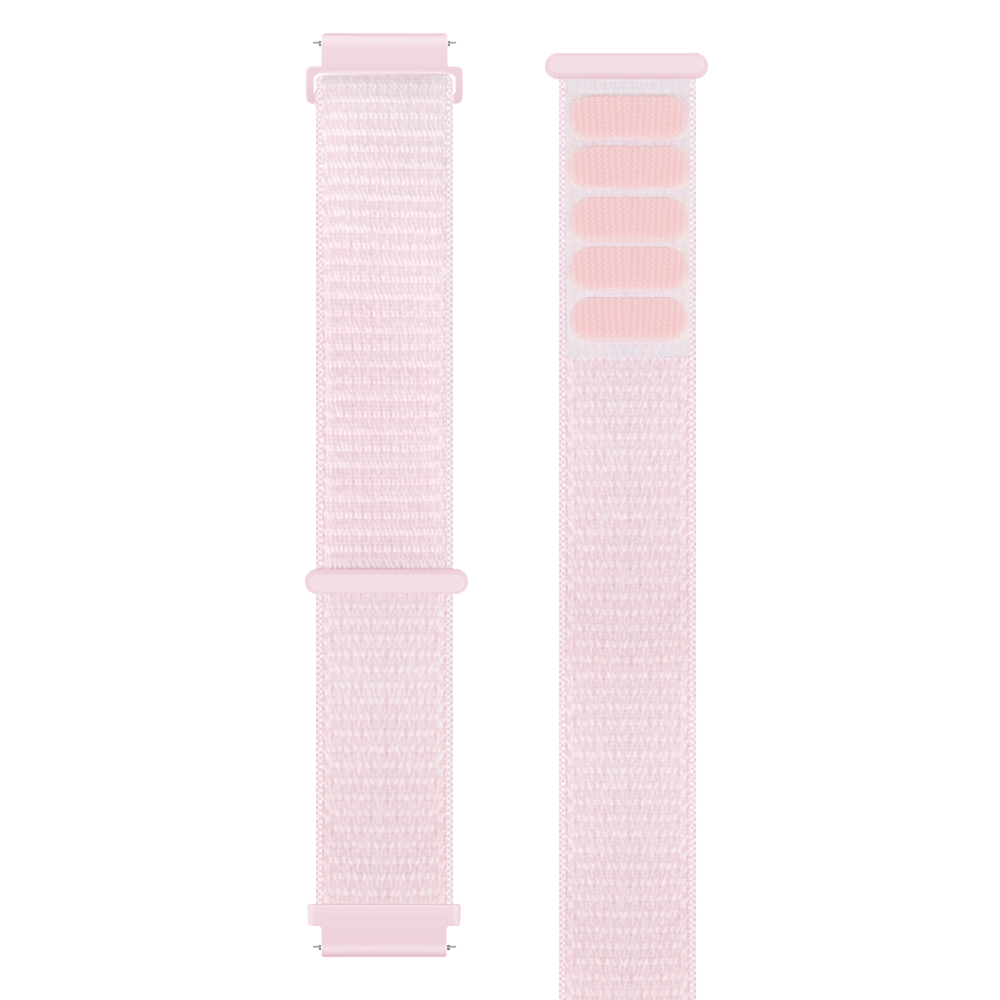 Strap-it® Strap-it Fitbit Versa 2 nylon bandje (lichtroze) Strap-it® Strap-it Fitbit Versa 2 nylon bandje (lichtroze)