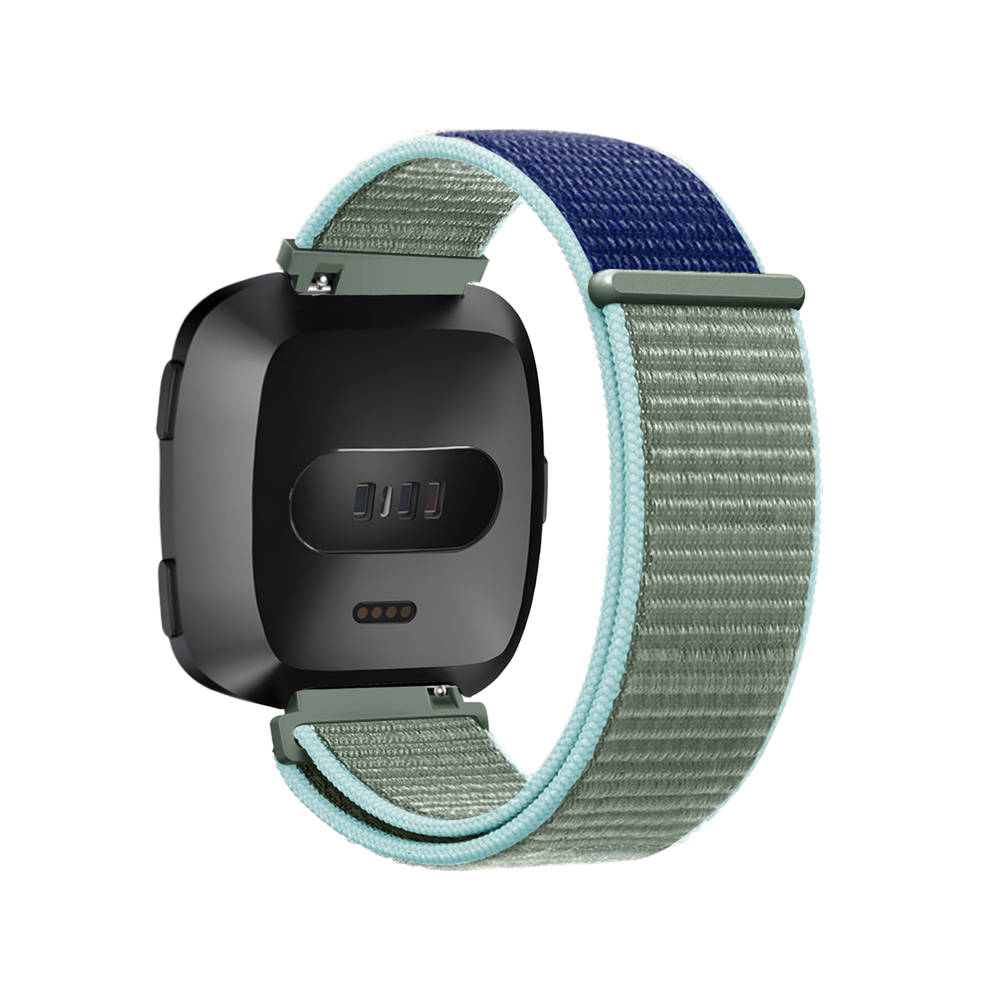 Strap-it® Strap-it Fitbit Versa 2 nylon bandje (kaki) Strap-it® Strap-it Fitbit Versa 2 nylon bandje (kaki)