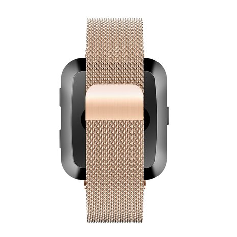 Bandz Bandz Fitbit Versa 2 Milanese loop band (roségoud)