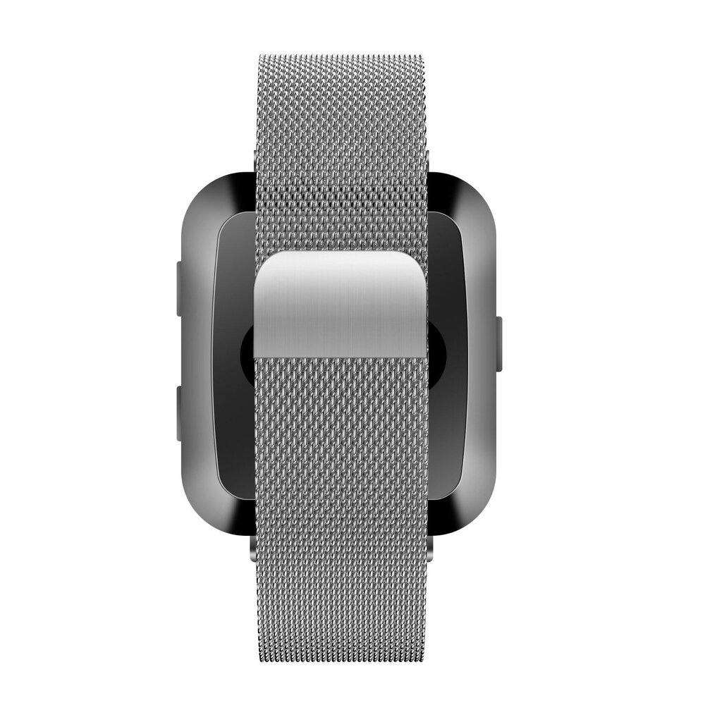 Bandz Bandz Fitbit Versa 2 Milanese loop band (zilver)