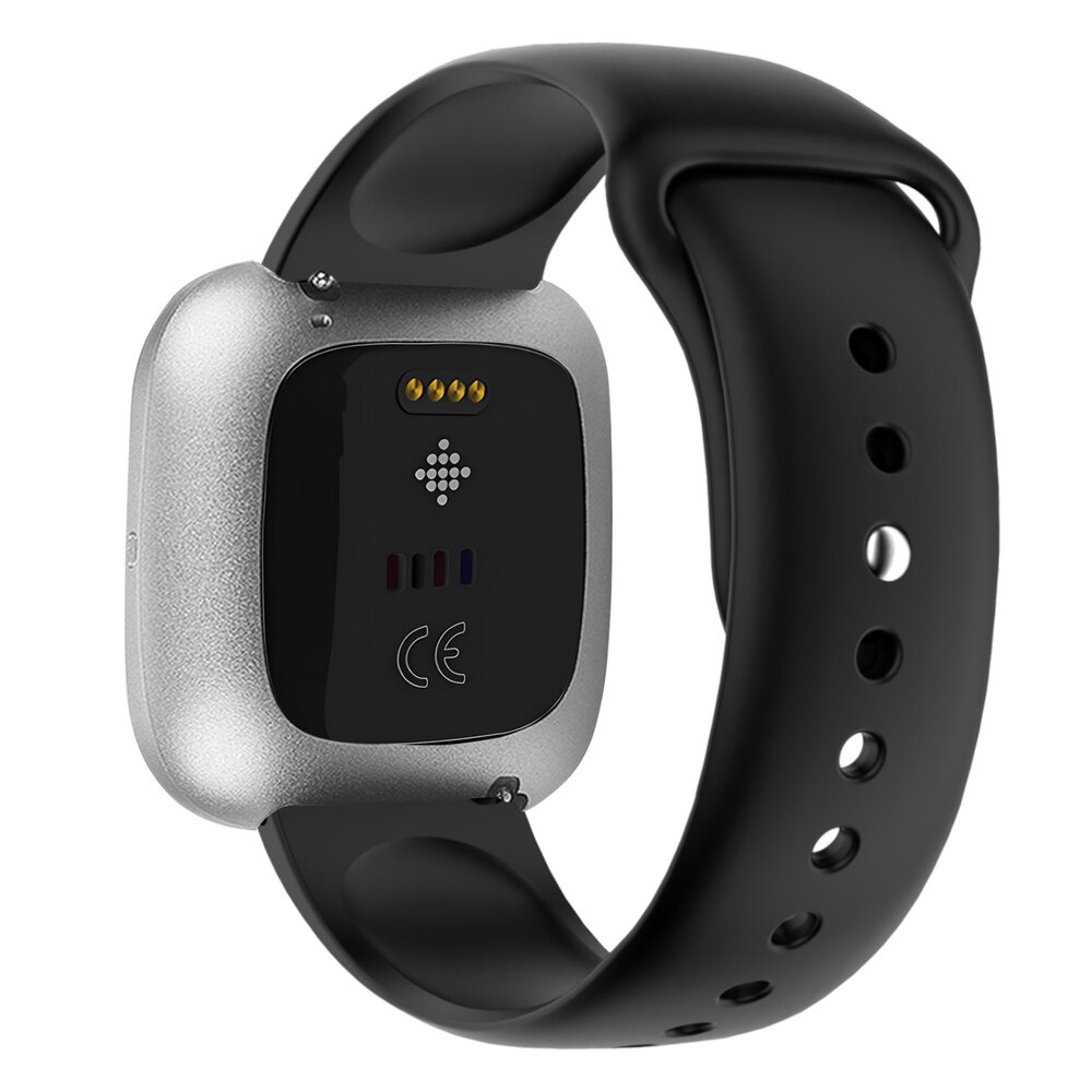 Bandz Bandz Fitbit Versa 2 sport band (zwart)