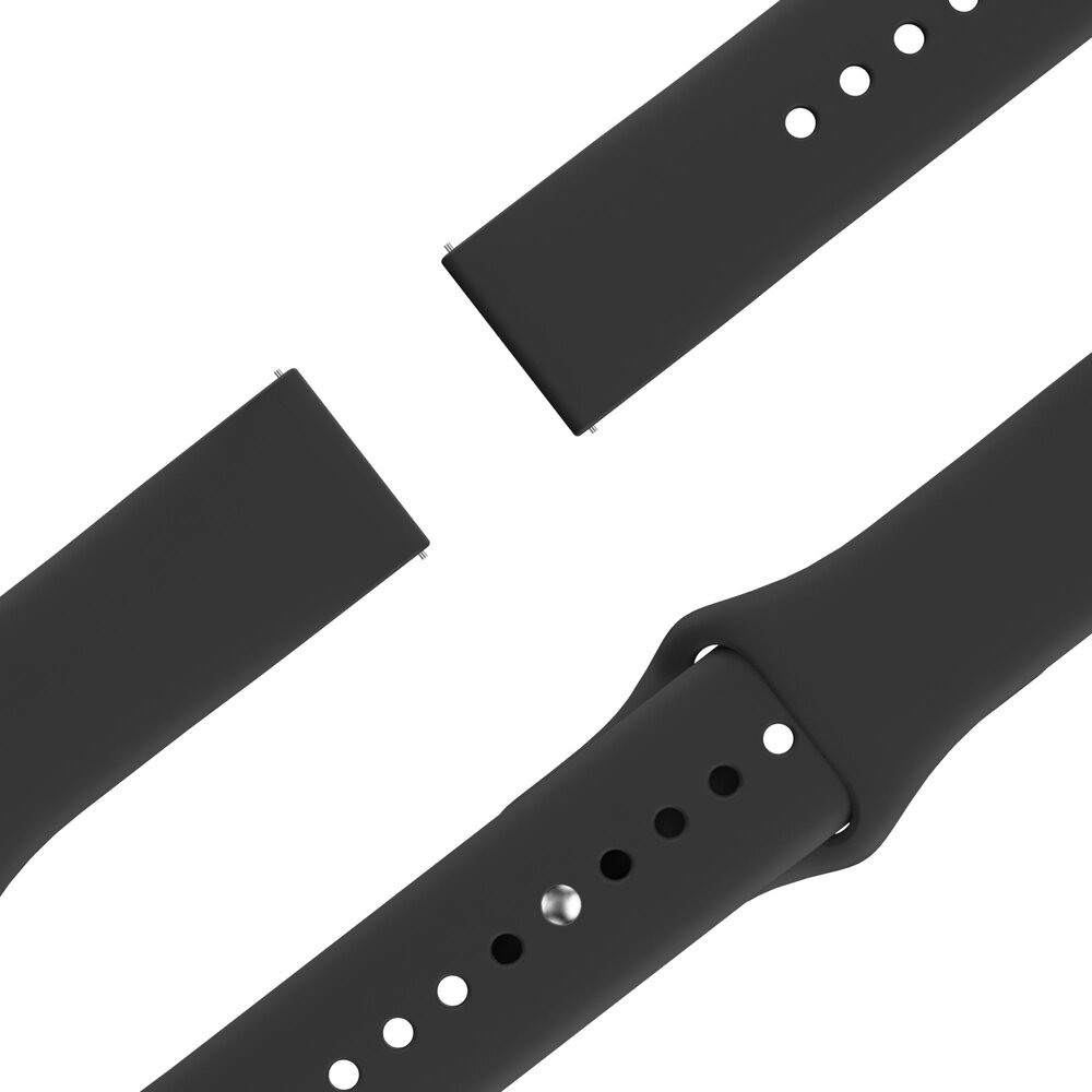 Bandz Bandz Fitbit Versa 2 sport band (zwart)
