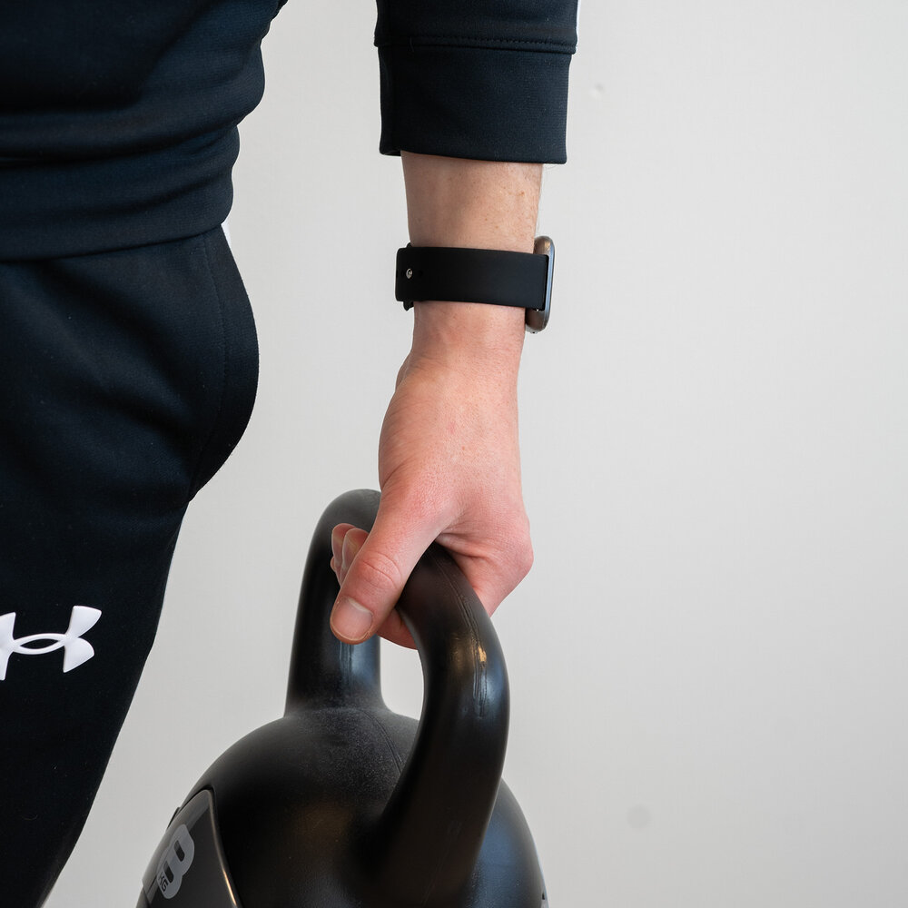 Bandz Bandz Fitbit Versa 2 sport band (zwart)