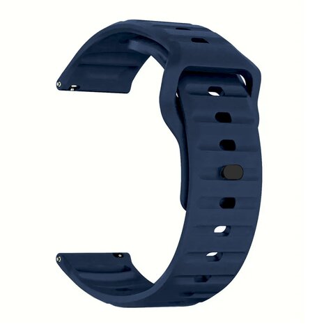 Strap-it® Strap-it Fossil Gen 5 outdoor siliconen bandje (donkerblauw)