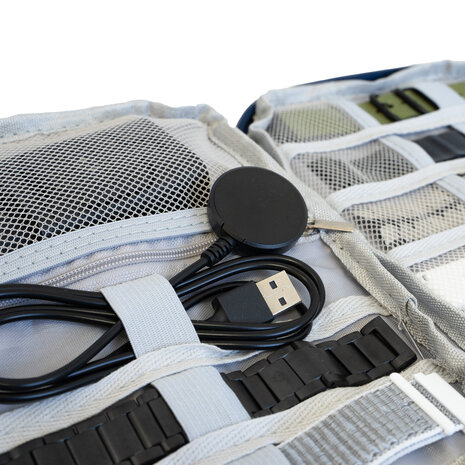 Strap-it® Strap-it Opbergtasje voor smartwatch bandjes (donkerblauw) Strap-it® Strap-it Opbergtasje voor smartwatch bandjes (donkerblauw)