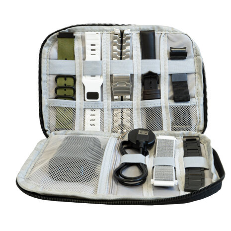 Strap-it® Strap-it Opbergtasje voor smartwatch bandjes (zwart)