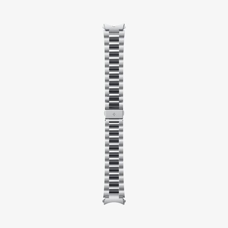 Spigen Spigen Samsung Galaxy Watch 4 44mm stalen band Modern Fit (zilver) Spigen Spigen Samsung Galaxy Watch 4 44mm stalen band Modern Fit (zilver)