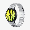 Spigen Spigen Samsung Galaxy Watch 6 44mm stalen band Modern Fit (zilver) Spigen Spigen Samsung Galaxy Watch 6 44mm stalen band Modern Fit (zilver)