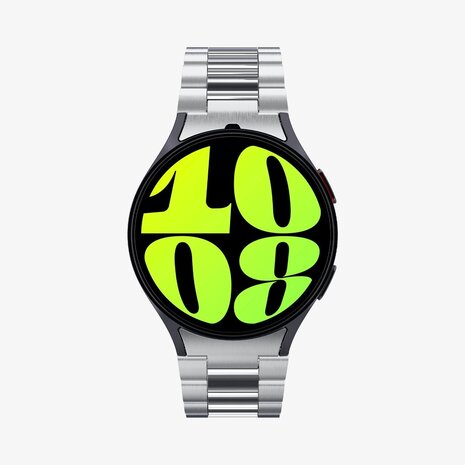 Spigen Spigen Samsung Galaxy Watch 6 Classic 43mm stalen band Modern Fit (zilver)