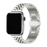 Strap-it® Apple Watch Jubilee stalen band (titanium)