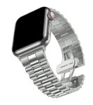 Strap-it® Strap-it Apple Watch Presidential stalen band (titanium)
