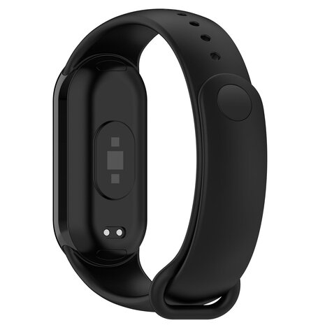 Strap-it® Strap-it Xiaomi Smart Band 9 siliconen bandje (zwart)