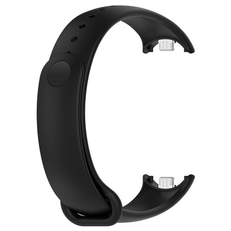 Strap-it® Strap-it Xiaomi Smart Band 9 siliconen bandje (zwart)