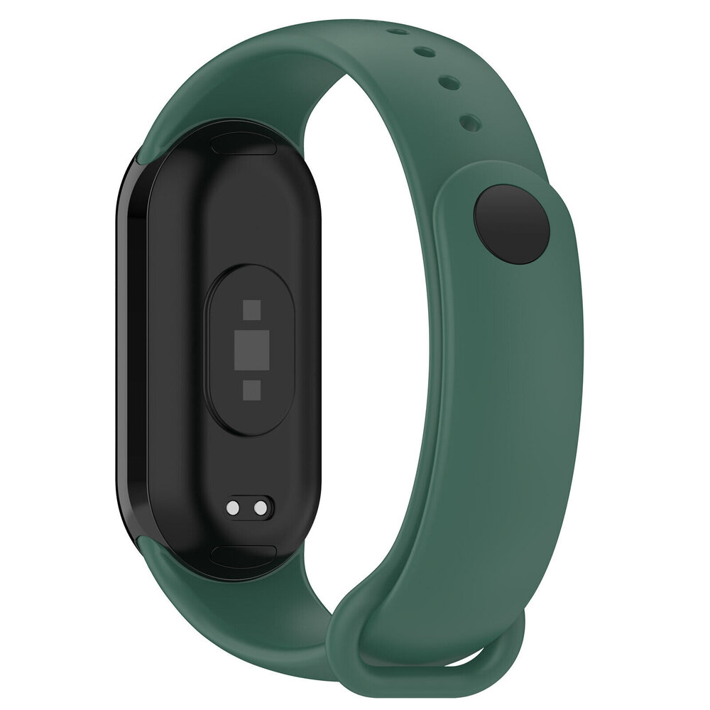 Strap-it® Strap-it Xiaomi Smart Band 9 siliconen bandje (donkergroen)