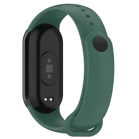 Strap-it® Strap-it Xiaomi Smart Band 9 siliconen bandje (donkergroen)