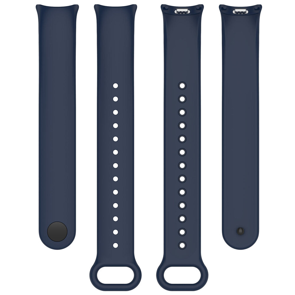 Strap-it® Strap-it Xiaomi Smart Band 9 siliconen bandje (donkerblauw)