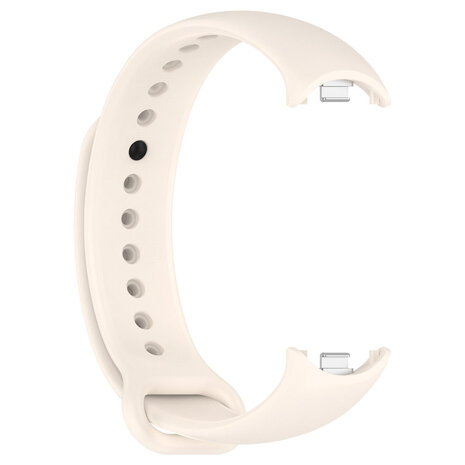 Strap-it® Strap-it Xiaomi Smart Band 9 siliconen bandje (sterrenlicht)