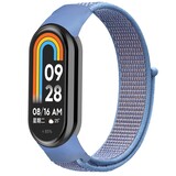 Strap-it® Xiaomi Smart Band 9 nylon bandje (lichtblauw)
