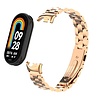 Strap-it® Strap-it Xiaomi Smart Band 9 stalen bandje (roségoud) Strap-it® Strap-it Xiaomi Smart Band 9 stalen bandje (roségoud)