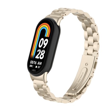 Xiaomi Smart Band 9 stalen bandje sterrenlicht Smartwatchbanden