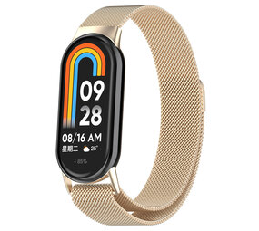 Strap-it® Xiaomi Smart Band 9 Milanese band (champagne)