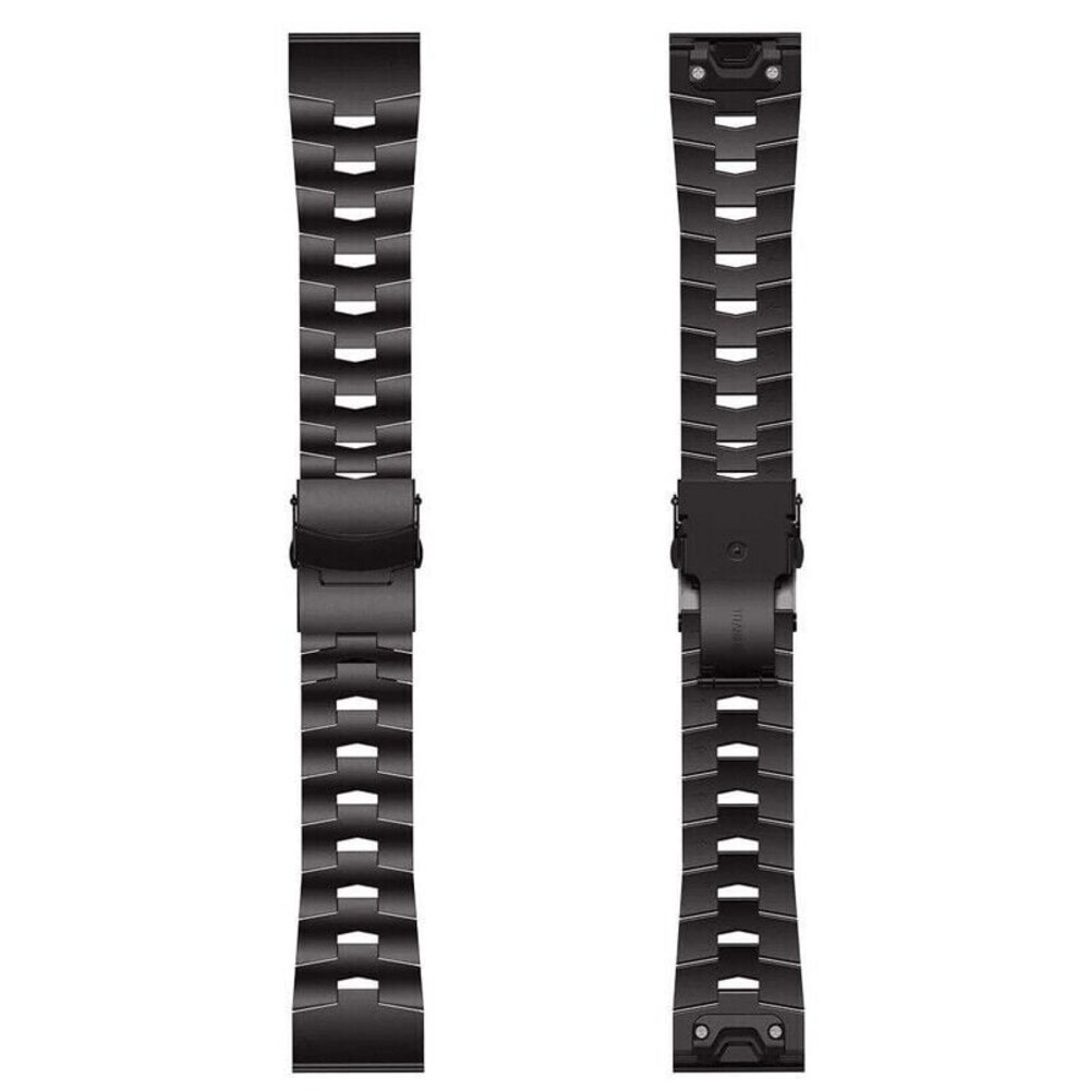 Strap-it® Strap-it Garmin Instinct titanium bandje (grafiet) Strap-it® Strap-it Garmin Instinct titanium bandje (grafiet)