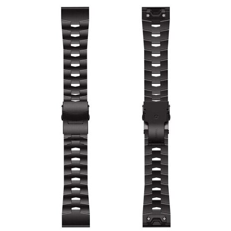 Strap-it® Strap-it Garmin Instinct titanium bandje (grafiet) Strap-it® Strap-it Garmin Instinct titanium bandje (grafiet)
