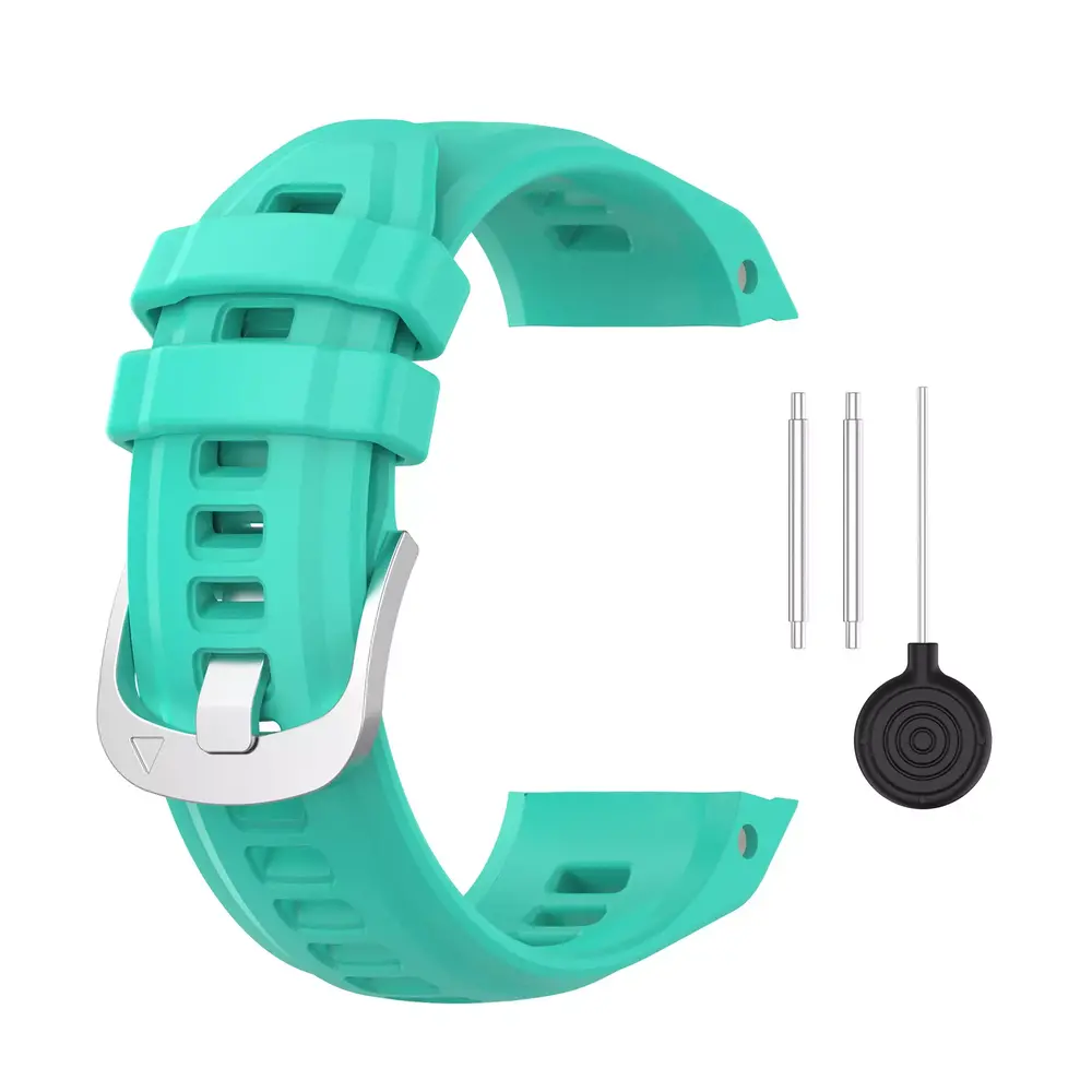 Strap-it® Strap-it Garmin Instinct 2s siliconen bandje (aqua)