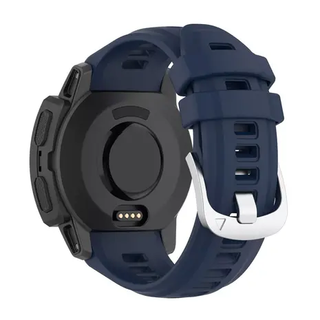 Strap-it® Strap-it Garmin Instinct 2s siliconen bandje (donkerblauw)