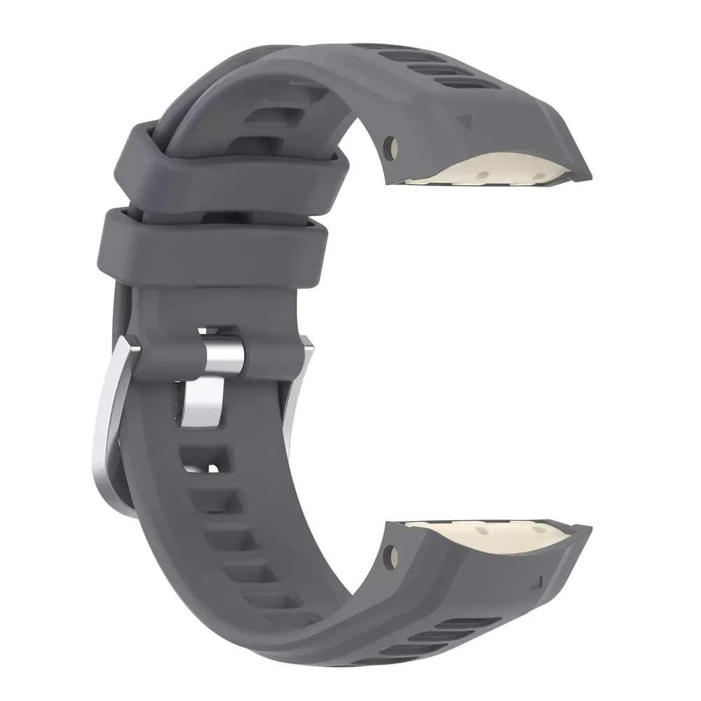 Strap-it® Strap-it Garmin Instinct 2s siliconen bandje (donkergrijs)