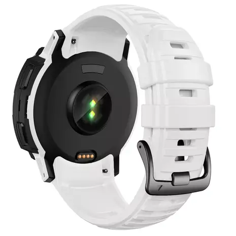 Strap-it® Strap-it Garmin Instinct 2x siliconen bandje (wit)