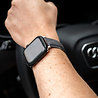 Strap-it® Strap-it Apple Watch Alcantara bandje met gesp (zwart) Strap-it® Strap-it Apple Watch Alcantara bandje met gesp (zwart)