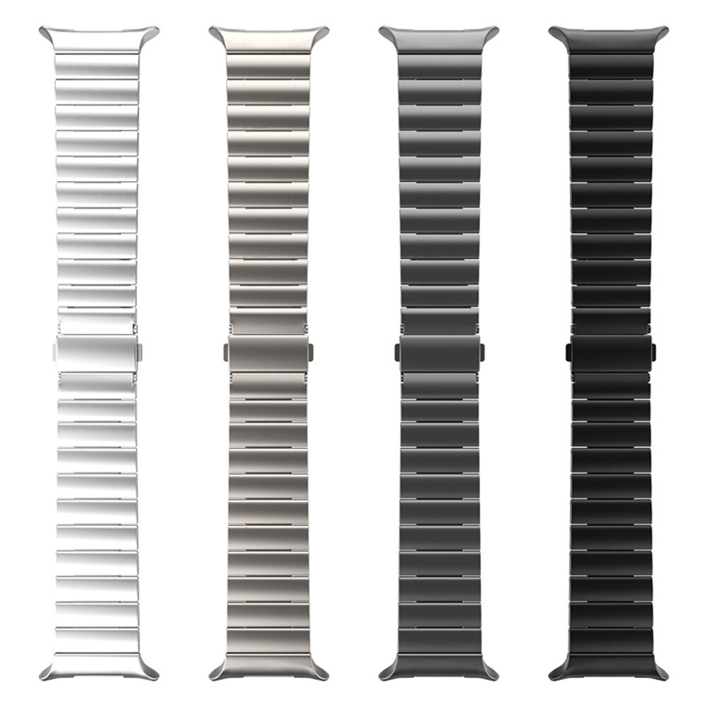 Strap-it® Strap-it Samsung Galaxy Watch Ultra 'One Bead' titanium band (zilver)