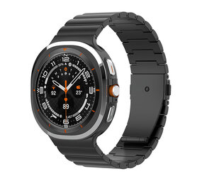 Strap-it® Samsung Galaxy Watch Ultra 'One Bead' titanium band (zwart)