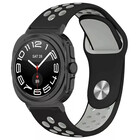 Strap-it® Strap-it Samsung Galaxy Watch Ultra sport band (zwart/grijs)