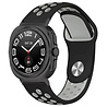 Strap-it® Strap-it Samsung Galaxy Watch Ultra sport band (zwart/grijs) Strap-it® Strap-it Samsung Galaxy Watch Ultra sport band (zwart/grijs)