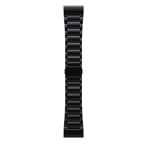 Strap-it® Strap-it Garmin Fenix 5 / 6 magnetische titanium band (zwart)