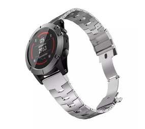 Strap-it® Garmin Epix Gen 2 titanium bandje (zilver)