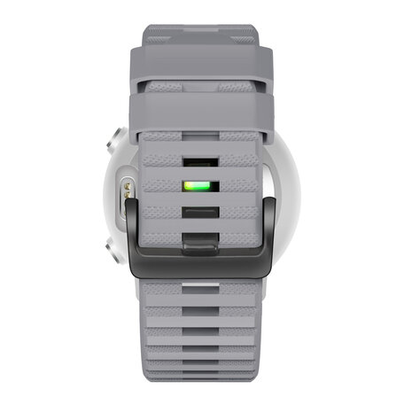 Bandz Bandz Garmin Epix Gen 2 siliconen band met gesp (grijs)