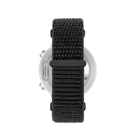 Bandz Bandz Garmin Quatix 5 / 6 / 7 nylon loop band (zwart)