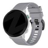 Bandz Bandz Garmin Quatix 5 / 6 / 7 siliconen band met gesp (grijs)