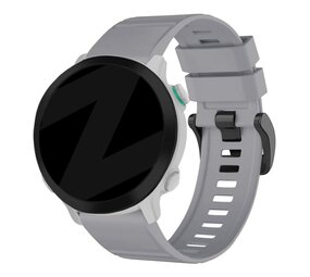 Bandz Bandz Garmin Quatix 5 / 6 / 7 siliconen band met gesp (grijs)