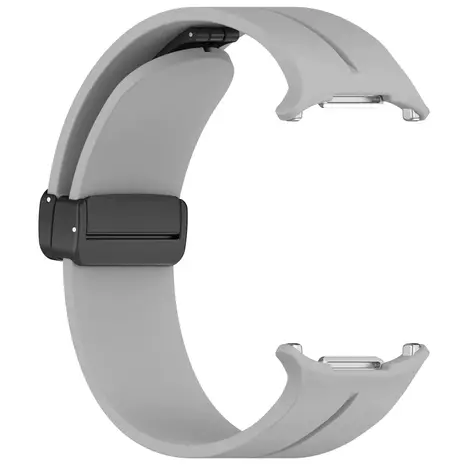 Strap-it® Strap-it Samsung Galaxy Watch Ultra sport band met D-buckle (grijs) Strap-it® Strap-it Samsung Galaxy Watch Ultra sport band met D-buckle (grijs)