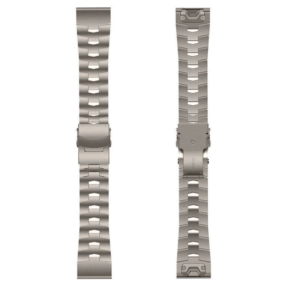 Strap-it® Strap-it Garmin Quatix 3 / 6x / 7x Solar titanium bandje (titanium)
