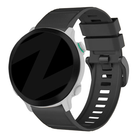 Bandz Bandz Garmin Fenix 5x/6x siliconen band met gesp (zwart)
