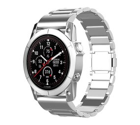 Strap-it® Garmin Epix Pro (Gen 2) 51mm magnetische titanium band (zilver) Strap-it® Garmin Epix Pro (Gen 2) 51mm magnetische titanium band (zilver)